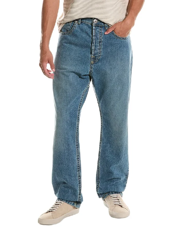 Exclusive online offer: Save 30% on all men's clothing. LANVIN 5-Pocket Light Wash Jean Exclusive online offer: Save 30% on all men's clothing. LANVIN 5-Pocket Light Wash Jean