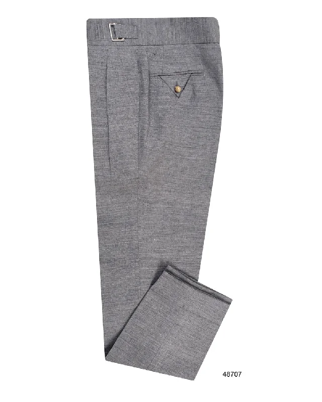 Don’t wait – shop the biggest sale of the season on men’s clothing! Gurkha Pant in Solbiati Light Grey Linen Don’t wait – shop the biggest sale of the season on men’s clothing! Gurkha Pant in Solbiati Light Grey Linen