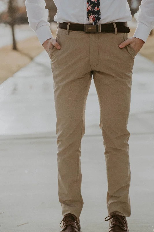 Seasonal discounts on stylish clothes – Perfect for any occasion!  Robbins & Brooks Slim Flex Pants Tan, Original Design