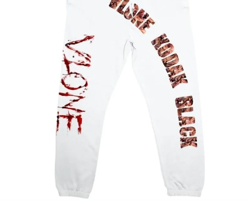 Shop affordable clothing – Limited-time only! Men's Kodak Black X Vlone Zombie Jogger In White Shop affordable clothing – Limited-time only! Men's Kodak Black X Vlone Zombie Jogger In White