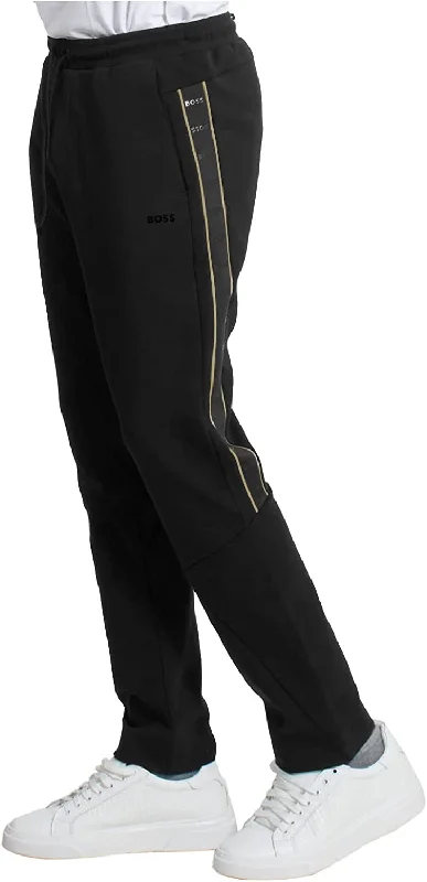 Exclusive online discounts – Shop clothing for every occasion! Hugo Boss Men's Hadim 1 Black Thick Cotton Side Taping Logo Track Pants Jogger Exclusive online discounts – Shop clothing for every occasion! Hugo Boss Men's Hadim 1 Black Thick Cotton Side Taping Logo Track Pants Jogger