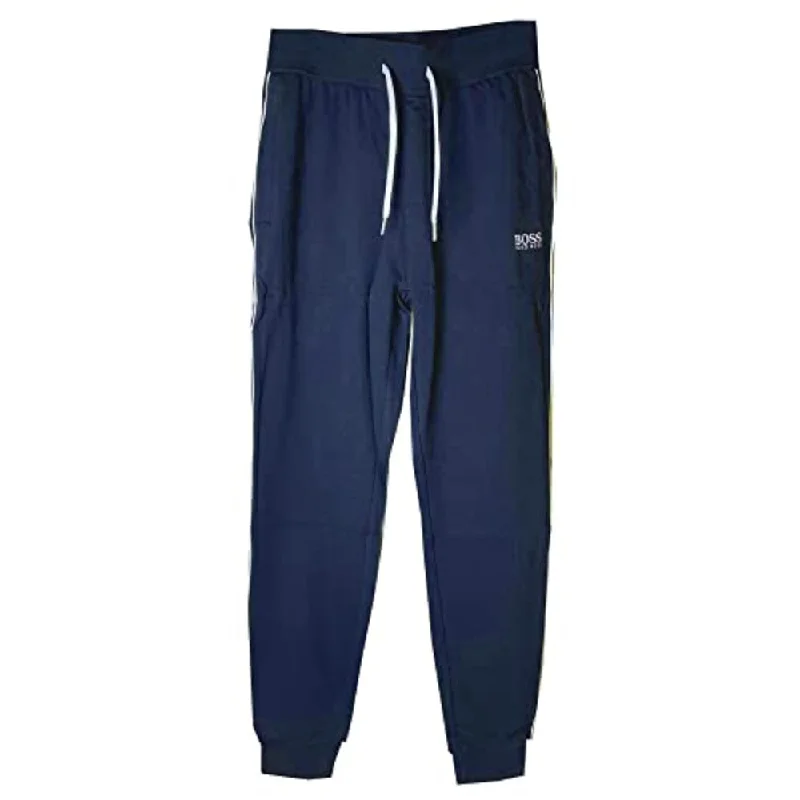 Limited-time offer!  Hugo Boss Men's Blue Logo Track Pants Joggers