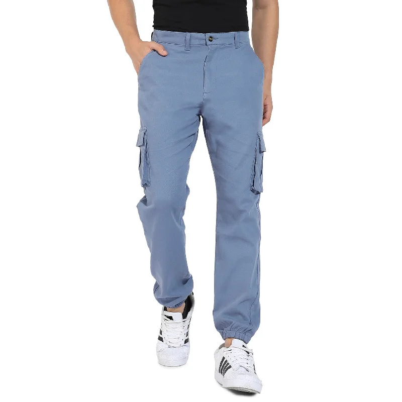 Shop the best  fashion at prices you can’t beat.  Cuffed Hem Solid Cargo Trousers