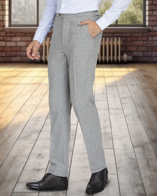 Flash sale alert! Shop fashion-forward clothing at discounted prices.  Grey Wool Flannel Pant