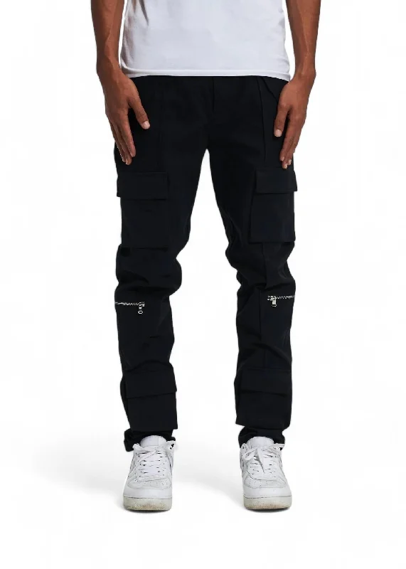 Shop now for affordable fashion – Enjoy free shipping on clothing orders. Men's Cade Cargo Denim Jean In Black Shop now for affordable fashion – Enjoy free shipping on clothing orders. Men's Cade Cargo Denim Jean In Black