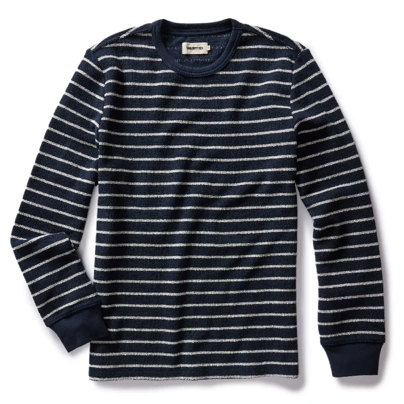 Shop now and enjoy massive savings on stylish clothing for all seasons. The Adams Crew in Dark Navy Stripe Reverse Terry Shop now and enjoy massive savings on stylish clothing for all seasons. The Adams Crew in Dark Navy Stripe Reverse Terry
