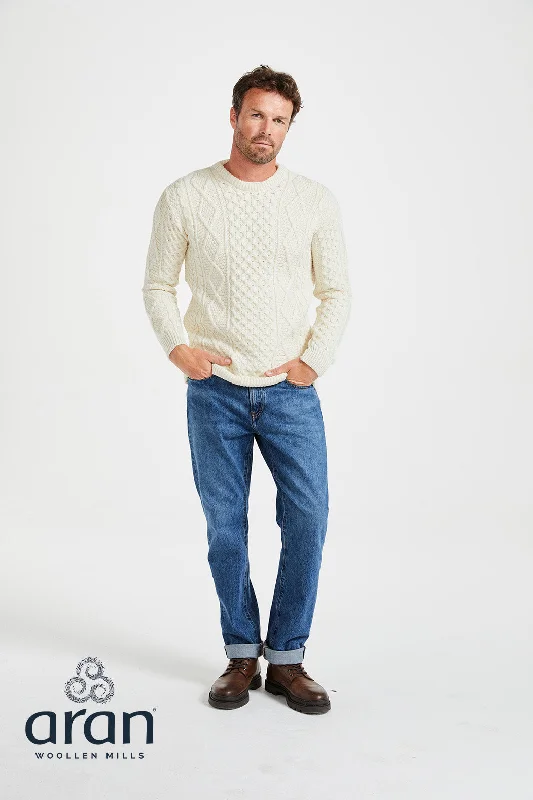 Shop our men's clothing collection for the best prices of the season. Aran - Supersoft Unisex Crewneck Sweater - Cream Shop our men's clothing collection for the best prices of the season. Aran - Supersoft Unisex Crewneck Sweater - Cream