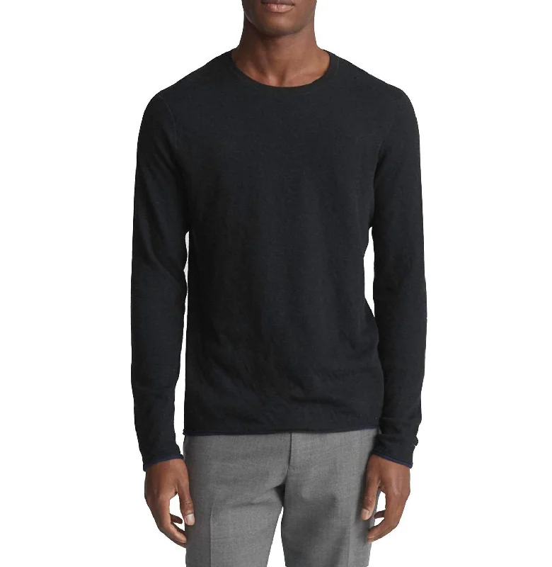 Shop the best fashion at prices you can’t beat. Classic Fit Tripp Crew Neck Cotton Wool Sweater in Black Shop the best fashion at prices you can’t beat. Classic Fit Tripp Crew Neck Cotton Wool Sweater in Black