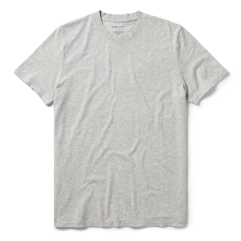 Seasonal fashion sale – Save on all your wardrobe essentials today! The Cotton Hemp Tee in Heather Grey Seasonal fashion sale – Save on all your wardrobe essentials today! The Cotton Hemp Tee in Heather Grey