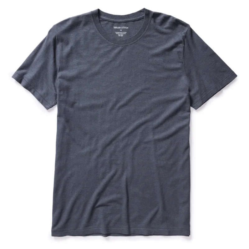 Shop the best clothing brands at amazing prices –   The Cotton Hemp Tee in Navy