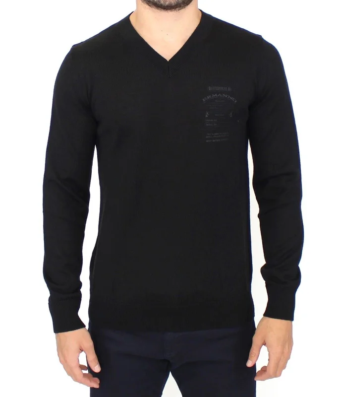 Shop our men's clothing collection for the best prices of the season. Ermanno Scervino Wool Blend V-neck Pullover Men's Sweater Shop our men's clothing collection for the best prices of the season. Ermanno Scervino Wool Blend V-neck Pullover Men's Sweater