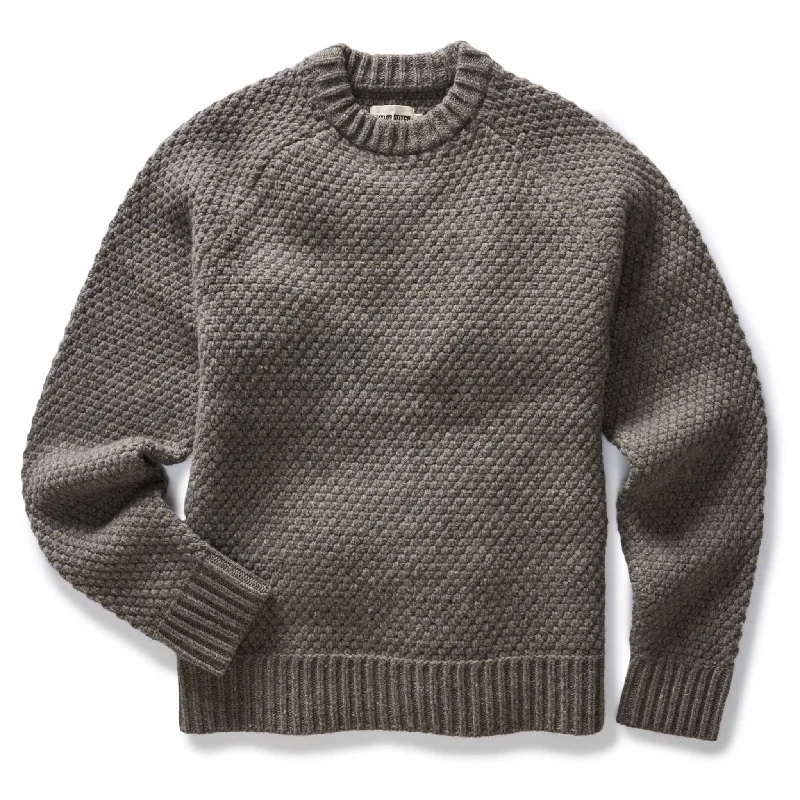 Shop exclusive offers on men’sapparel   The Fisherman Sweater in Taupe Merino