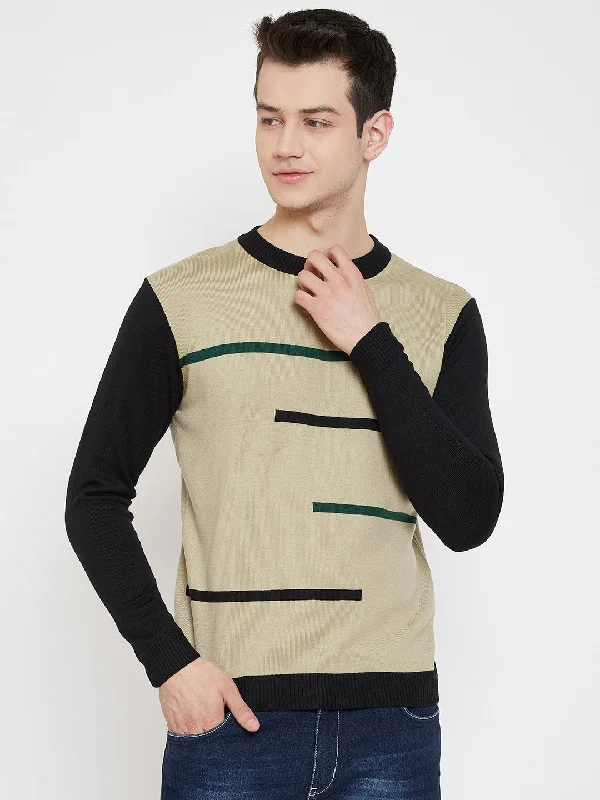 Last chance! Men’s clothing at unbeatable prices. JUMP USA Men Beige Solid Round Neck Casual Pullover Last chance! Men’s clothing at unbeatable prices. JUMP USA Men Beige Solid Round Neck Casual Pullover