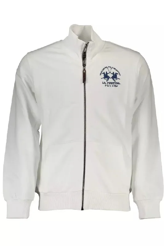 Unbeatable discounts on top-selling apparel – Only available online. La Martina Chic Cotton Sweater with Men's Embroidery Unbeatable discounts on top-selling apparel – Only available online. La Martina Chic Cotton Sweater with Men's Embroidery