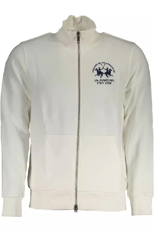 Shop fashion favorites at discounted prices – Limited time offer. La Martina Elegant Zip-Up Sweater with Men's Embroidery Shop fashion favorites at discounted prices – Limited time offer. La Martina Elegant Zip-Up Sweater with Men's Embroidery