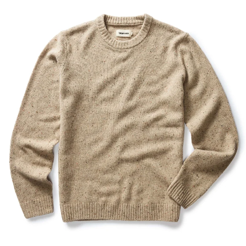 Exclusive offers on men’s wardrobe essentials – save more now! The Lodge Sweater in Sand Donegal Exclusive offers on men’s wardrobe essentials – save more now! The Lodge Sweater in Sand Donegal