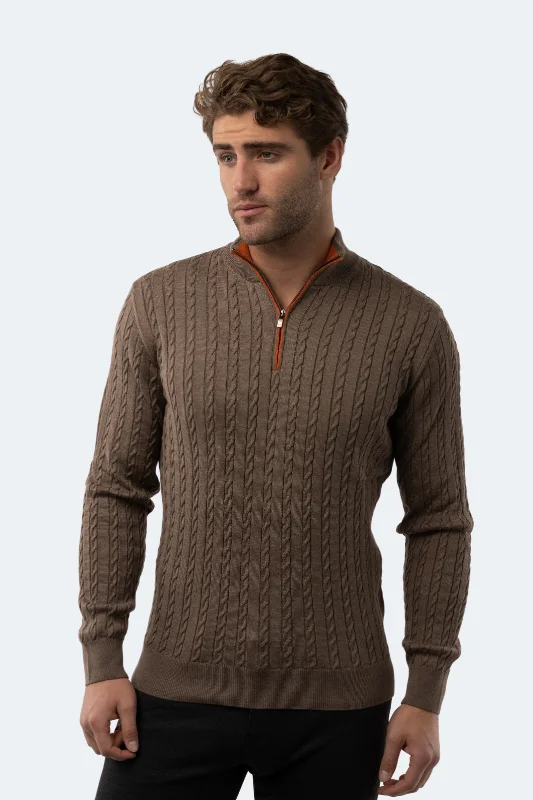 Get the latest trends in men’s clothing – huge savings inside. Melange Mink Knit Quarter Zip Get the latest trends in men’s clothing – huge savings inside. Melange Mink Knit Quarter Zip