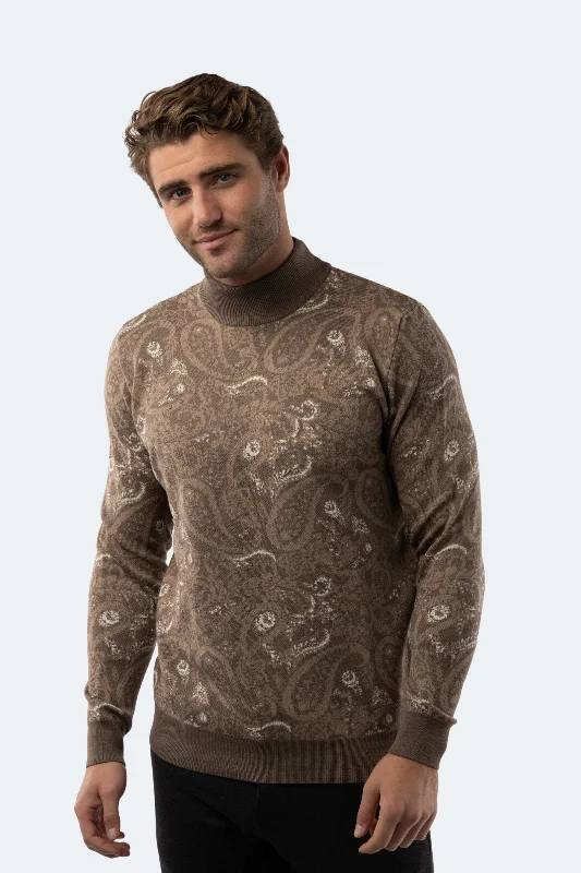 Hurry, the best deals on men’s fashion won’t last long! Melange Mink Paisley Mockneck Sweater Hurry, the best deals on men’s fashion won’t last long! Melange Mink Paisley Mockneck Sweater