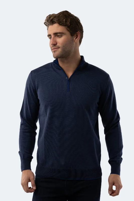 Unbeatable discounts on top-selling apparel – Only available online. Melange Navy Quarter Zip Unbeatable discounts on top-selling apparel – Only available online. Melange Navy Quarter Zip