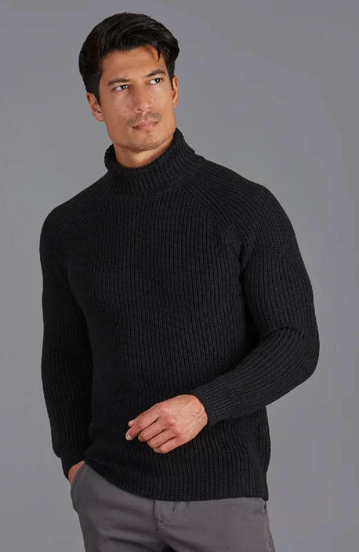 Shop trendy clothing at amazing prices – exclusive deals! Mens Midweight Cotton Fisherman Rib Knit Roll Neck Jumper Shop trendy clothing at amazing prices – exclusive deals! Mens Midweight Cotton Fisherman Rib Knit Roll Neck Jumper