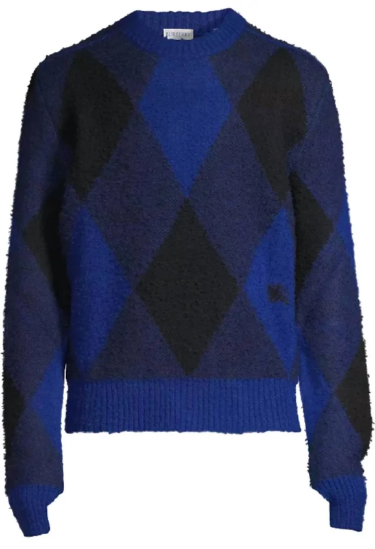 Get trendy clothes for less – Big savings on fashion basics! Men's Argyle Check Ekd Wool Pullover Sweater In Blue Get trendy clothes for less – Big savings on fashion basics! Men's Argyle Check Ekd Wool Pullover Sweater In Blue
