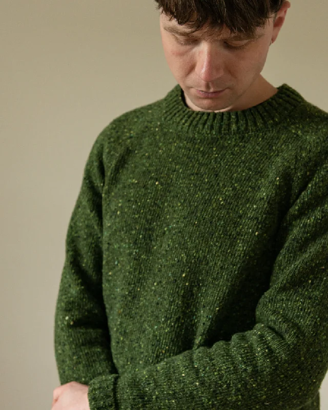 Fresh clothing styles are here – Shop now for exclusive discounts!  Men's Donegal Sweater in Moss