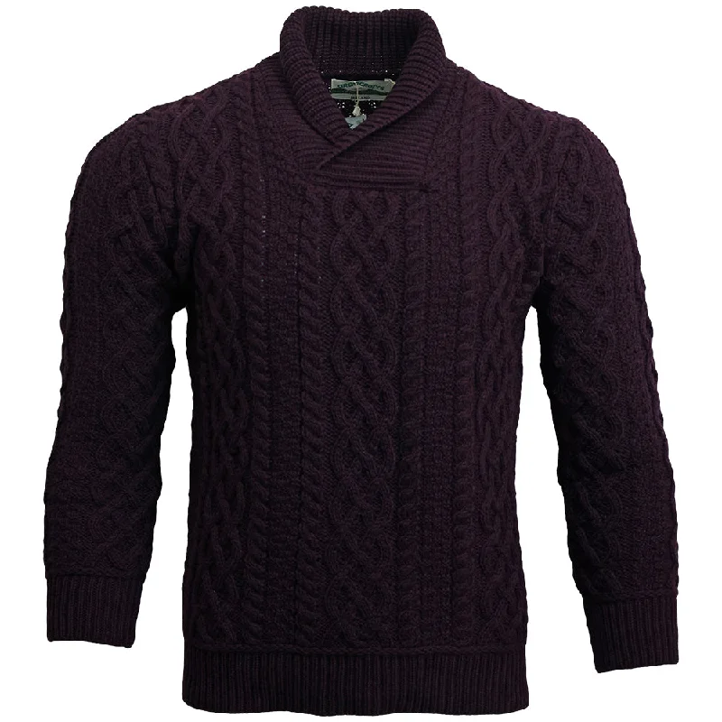 Last chance! Men’s clothing at unbeatable prices.  "Bunratty" Shawl Collar Sweater