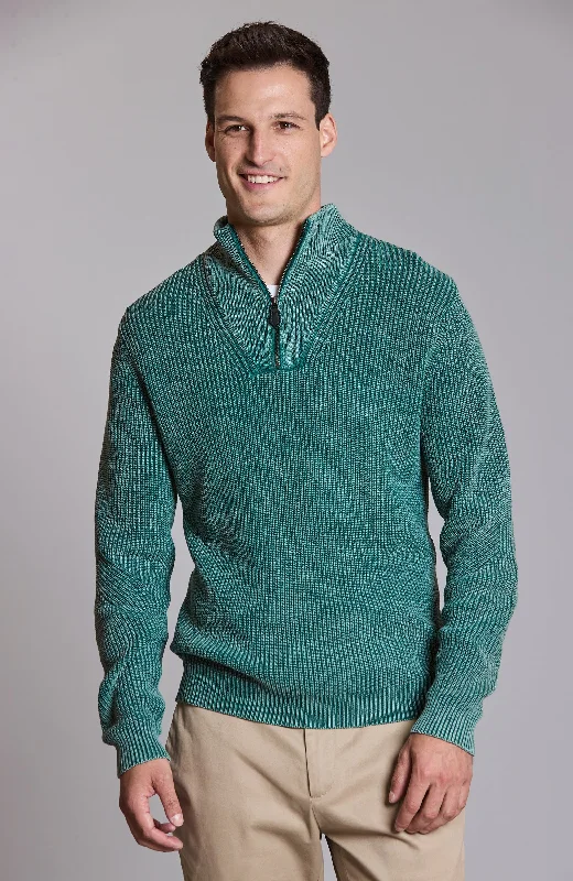 Big discounts – Shop now for amazing deals. Mineral Wash 1/4 Zip Sweater - Brunswick Green Big discounts – Shop now for amazing deals. Mineral Wash 1/4 Zip Sweater - Brunswick Green