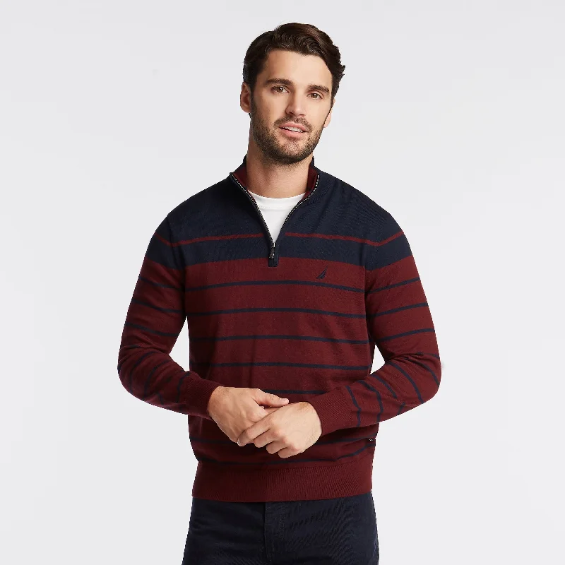 Huge savings on popular clothing styles – Nautica Mens Big & Tall Navtech Striped Quarter-Zip Sweater Huge savings on popular clothing styles – Nautica Mens Big & Tall Navtech Striped Quarter-Zip Sweater