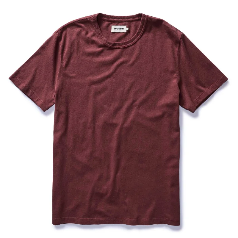 Best deals fashion – Don’t miss the latest clothing discounts. The Organic Cotton Tee in Dried Cherry Best deals fashion – Don’t miss the latest clothing discounts. The Organic Cotton Tee in Dried Cherry