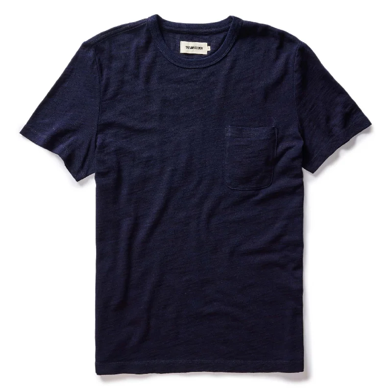Exclusive offers on the latest clothing styles for men . The Organic Cotton Tee in Rinsed Indigo Exclusive offers on the latest clothing styles for men . The Organic Cotton Tee in Rinsed Indigo