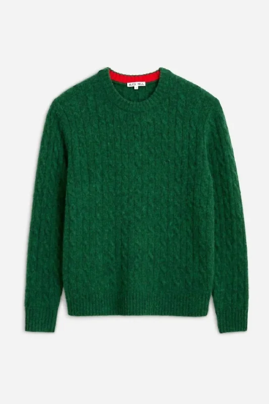 Shop the latest fashion trends with huge savings on all clothing. Pilly Cable Crewneck in Heather Pine Shop the latest fashion trends with huge savings on all clothing. Pilly Cable Crewneck in Heather Pine