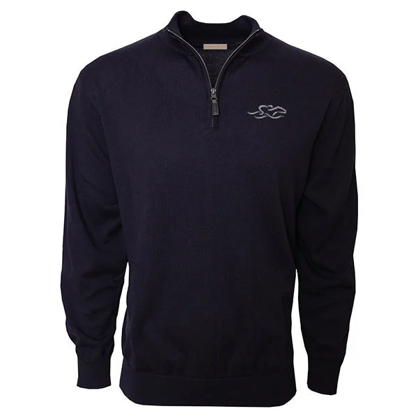 Shop the latest seasonal clothing sale – Big savings on stylish outfits. Qtr Zip Top Line Sweater - Navy Shop the latest seasonal clothing sale – Big savings on stylish outfits. Qtr Zip Top Line Sweater - Navy