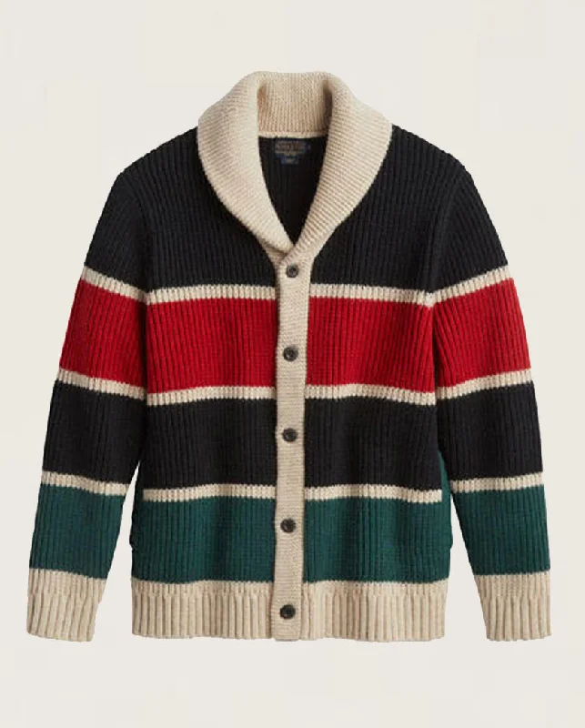 Shop new arrivals in clothing and save – Ranger Stripe Lambswool Card<br>Ranger Stripe Black/Red/Green Shop new arrivals in clothing and save – Ranger Stripe Lambswool Card<br>Ranger Stripe Black/Red/Green