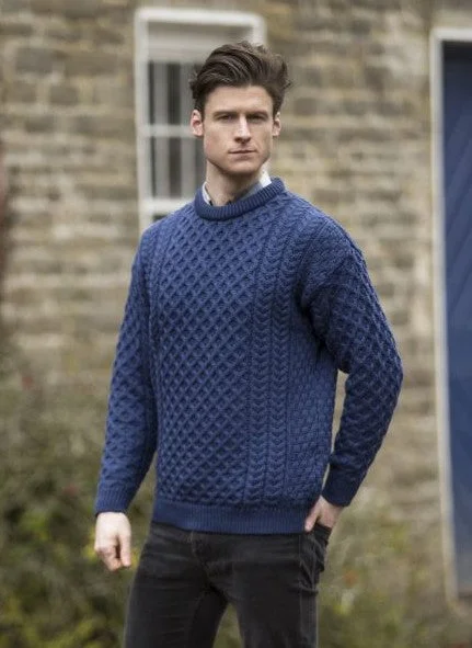 Flash sale: Men’s clothing essentials at irresistible prices! TRADITIONAL MEN'S ARAN SWEATER SUPER SOFT-BLUE Flash sale: Men’s clothing essentials at irresistible prices! TRADITIONAL MEN'S ARAN SWEATER SUPER SOFT-BLUE