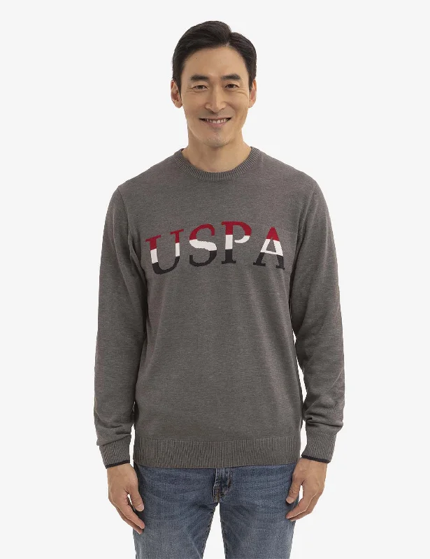 Save on stylish, high-quality clothing for every occasion – USPA CHEST LOGO CREW NECK SWEATER Save on stylish, high-quality clothing for every occasion – USPA CHEST LOGO CREW NECK SWEATER