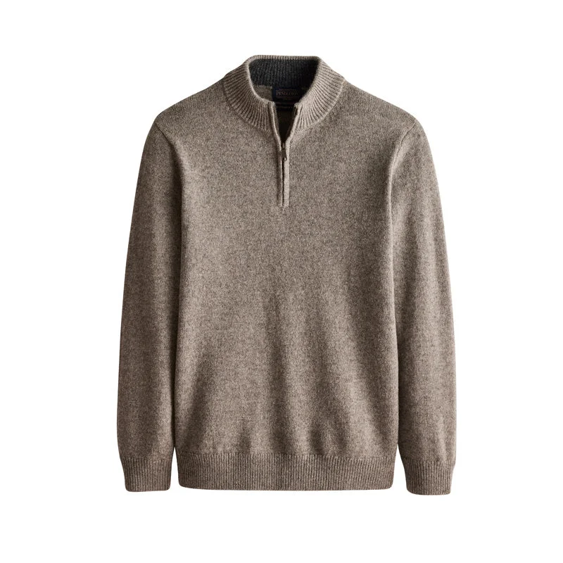 Save on trendy clothing for every season –Shoppers get exclusive deals. Wool 1/4 Zip Sweater<br>Stone Heather Save on trendy clothing for every season –Shoppers get exclusive deals. Wool 1/4 Zip Sweater<br>Stone Heather