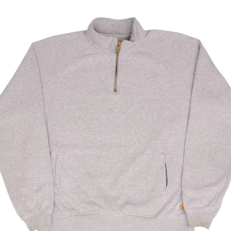 Save on men’s formal wear – perfect for your next event!  CARHARTT QUARTER ZIP GREY SWEATSHIRT SIZE LARGE