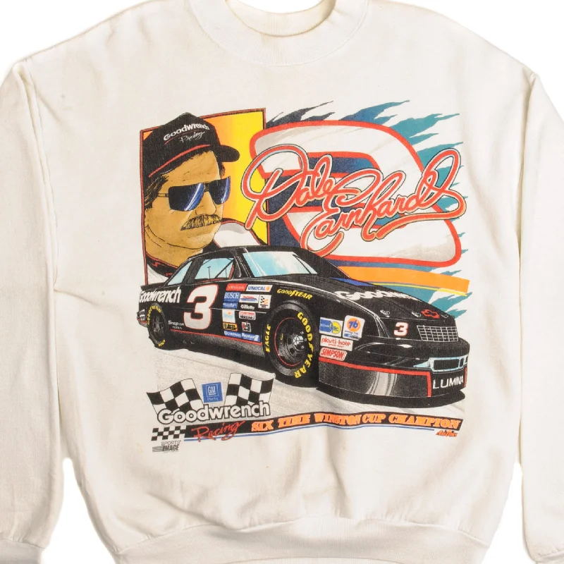 Upgrade your wardrobe with stylish men's apparel – now on sale! VINTAGE NASCAR DALE EARNHARDT SWEATSHIRT 1990S SIZE MEDIUM MADE IN USA Upgrade your wardrobe with stylish men's apparel – now on sale! VINTAGE NASCAR DALE EARNHARDT SWEATSHIRT 1990S SIZE MEDIUM MADE IN USA