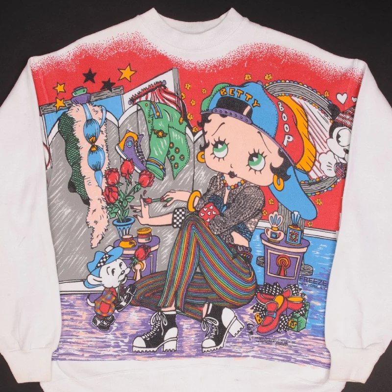 Unbeatable discounts on top-selling apparel – Only available online. VINTAGE ALL OVER PRINT BETTY BOOP SWEATSHIRT 1994 XL MADE USA Unbeatable discounts on top-selling apparel – Only available online. VINTAGE ALL OVER PRINT BETTY BOOP SWEATSHIRT 1994 XL MADE USA