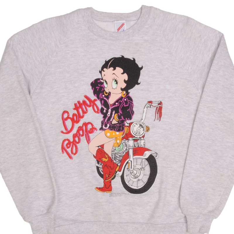 Special offer: Save on everyday clothing essentials – Shop now! VINTAGE BETTY BOOP BIKER SWEATSHIRT 1994 SIZE LARGE MADE IN USA Special offer: Save on everyday clothing essentials – Shop now! VINTAGE BETTY BOOP BIKER SWEATSHIRT 1994 SIZE LARGE MADE IN USA