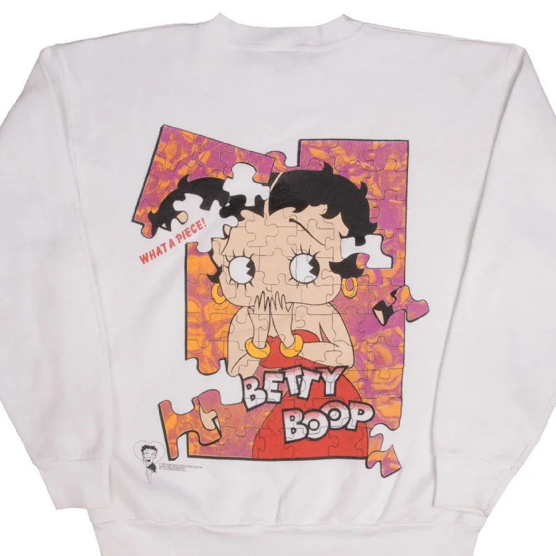 Refresh your wardrobe with the best deals on men's fashion. VINTAGE BETTY BOOP PUZZLE SWEATSHIRT 1994 SIZE LARGE MADE IN USA Refresh your wardrobe with the best deals on men's fashion. VINTAGE BETTY BOOP PUZZLE SWEATSHIRT 1994 SIZE LARGE MADE IN USA