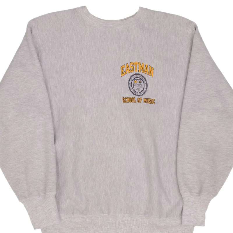 Don’t miss out – Limited-time VINTAGE CHAMPION REVERSE WEAVE EASTMAN SCHOOL OF MUSC SWEATSHIRT 1990S LARGE Don’t miss out – Limited-time VINTAGE CHAMPION REVERSE WEAVE EASTMAN SCHOOL OF MUSC SWEATSHIRT 1990S LARGE
