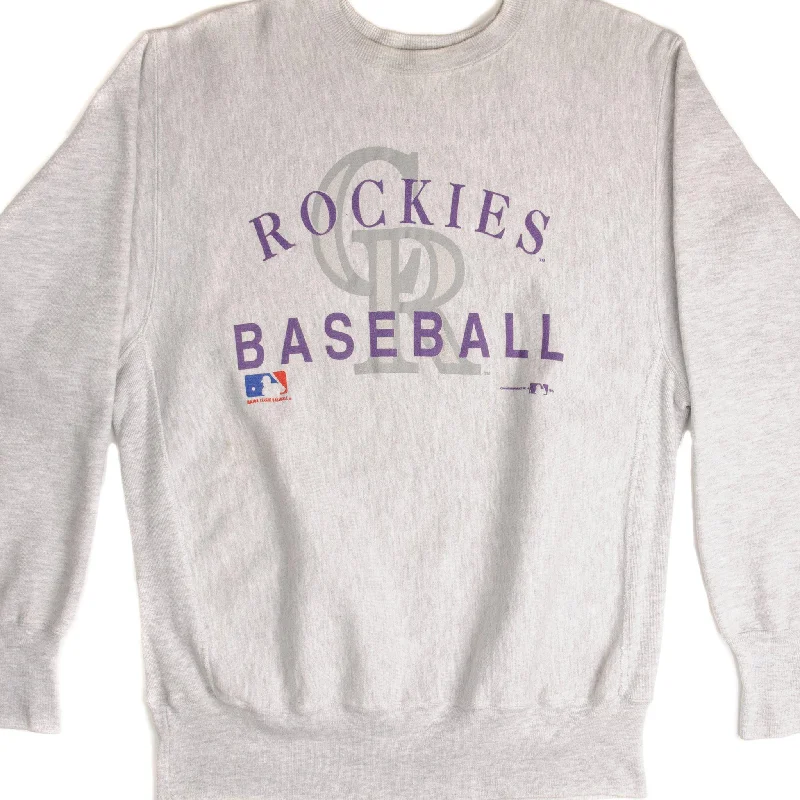 Shop clothing essentials at a fraction of the price – VINTAGE CHAMPION REVERSE WEAVE COLORADO ROCKIES SWEATSHIRT 1994 XL MADE IN USA Shop clothing essentials at a fraction of the price – VINTAGE CHAMPION REVERSE WEAVE COLORADO ROCKIES SWEATSHIRT 1994 XL MADE IN USA