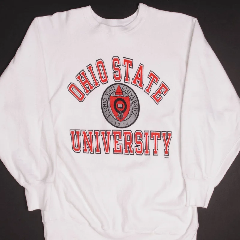 Massive markdowns on clothing items you love – Hurry before they’re gone!  VINTAGE CHAMPION REVERSE WEAVE OHIO STATE SWEATSHIRT 1980s SIZE XL MADE IN USA