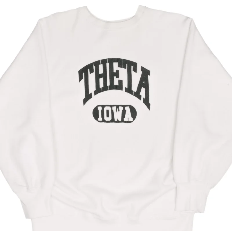 Shop online now for exclusive savings on men’s clothing. VINTAGE CHAMPION REVERSE WEAVE THETA IOWA WHITE SWEATSHIRT 1980S XL MADE USA Shop online now for exclusive savings on men’s clothing. VINTAGE CHAMPION REVERSE WEAVE THETA IOWA WHITE SWEATSHIRT 1980S XL MADE USA