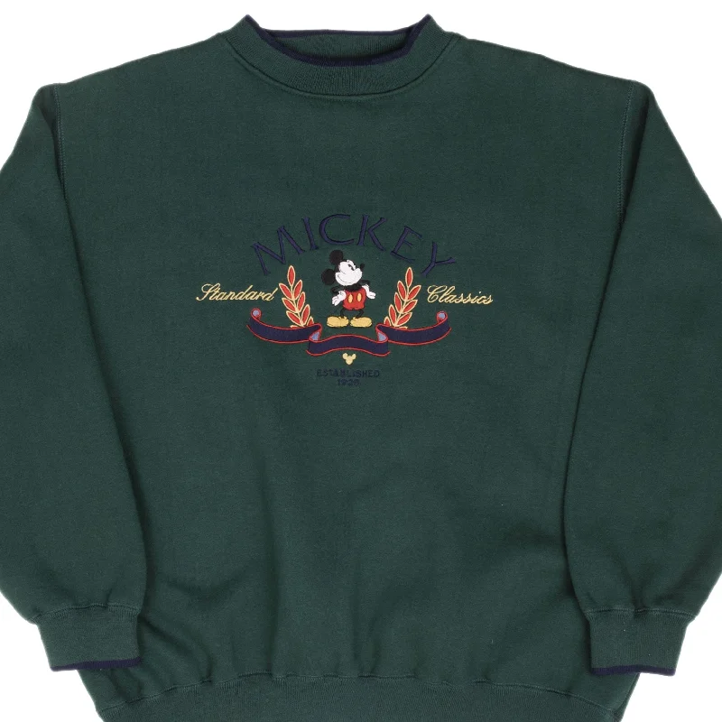 Shop trendy clothing for every season – Special promotion today. VINTAGE DISNEY MICKEY MOUSE EMBROIDERED 1990S PINE GREEN SWEATSHIRT SIZE XL Shop trendy clothing for every season – Special promotion today. VINTAGE DISNEY MICKEY MOUSE EMBROIDERED 1990S PINE GREEN SWEATSHIRT SIZE XL