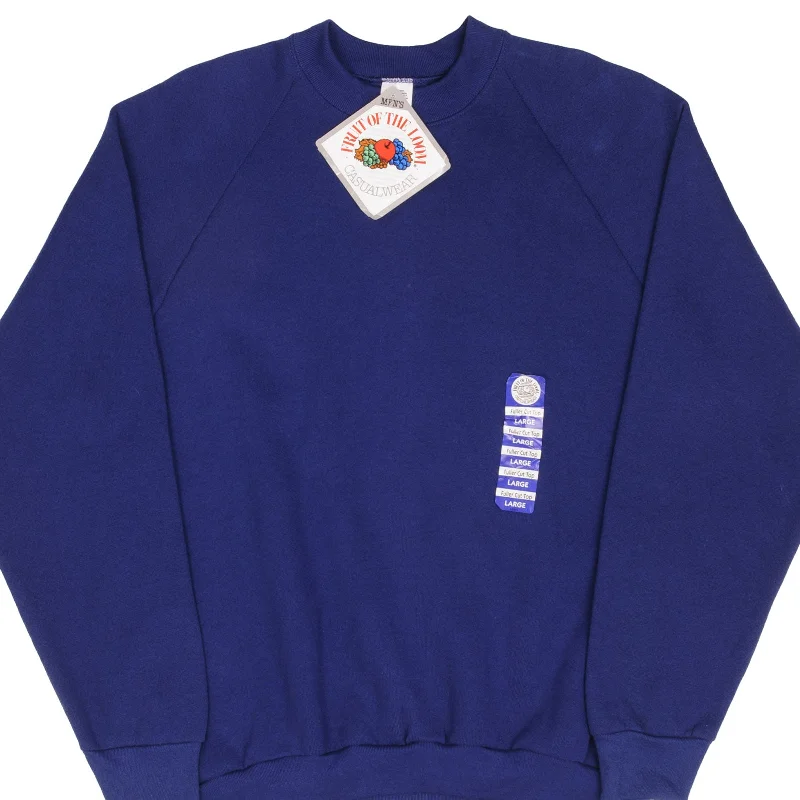 Huge deals on men’s clothing – Limited-time only! VINTAGE FRUIT OF THE LOOM BLANK BLUE CREWNECK SWEATSHIRT 1992 LARGE DEADSTOCK Huge deals on men’s clothing – Limited-time only! VINTAGE FRUIT OF THE LOOM BLANK BLUE CREWNECK SWEATSHIRT 1992 LARGE DEADSTOCK
