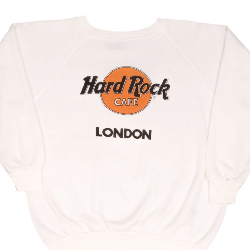 Shop trendy clothing at amazing prices – exclusive deals! VINTAGE HARD ROCK CAFE LONDON WHITE SWEATSHIRT 1980S SIZE LARGE Shop trendy clothing at amazing prices – exclusive deals! VINTAGE HARD ROCK CAFE LONDON WHITE SWEATSHIRT 1980S SIZE LARGE