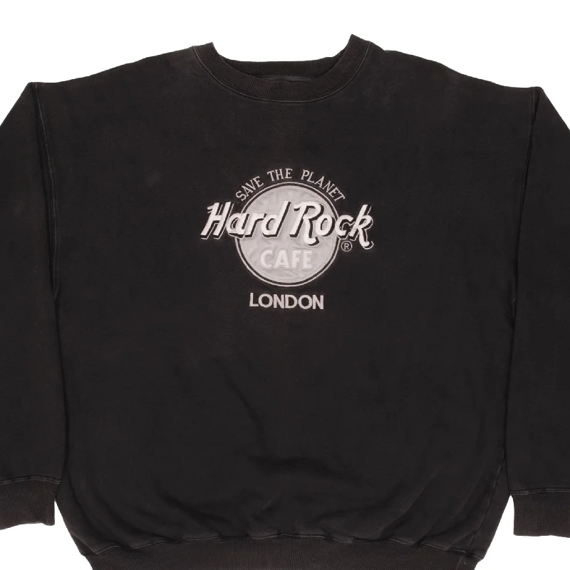 Get 20% off your first order of men’s fashion. VINTAGE HARD ROCK CAFE SAVE THE PLANET LONDON BLACK SWEATSHIRT 1990S SIZE XL Get 20% off your first order of men’s fashion. VINTAGE HARD ROCK CAFE SAVE THE PLANET LONDON BLACK SWEATSHIRT 1990S SIZE XL